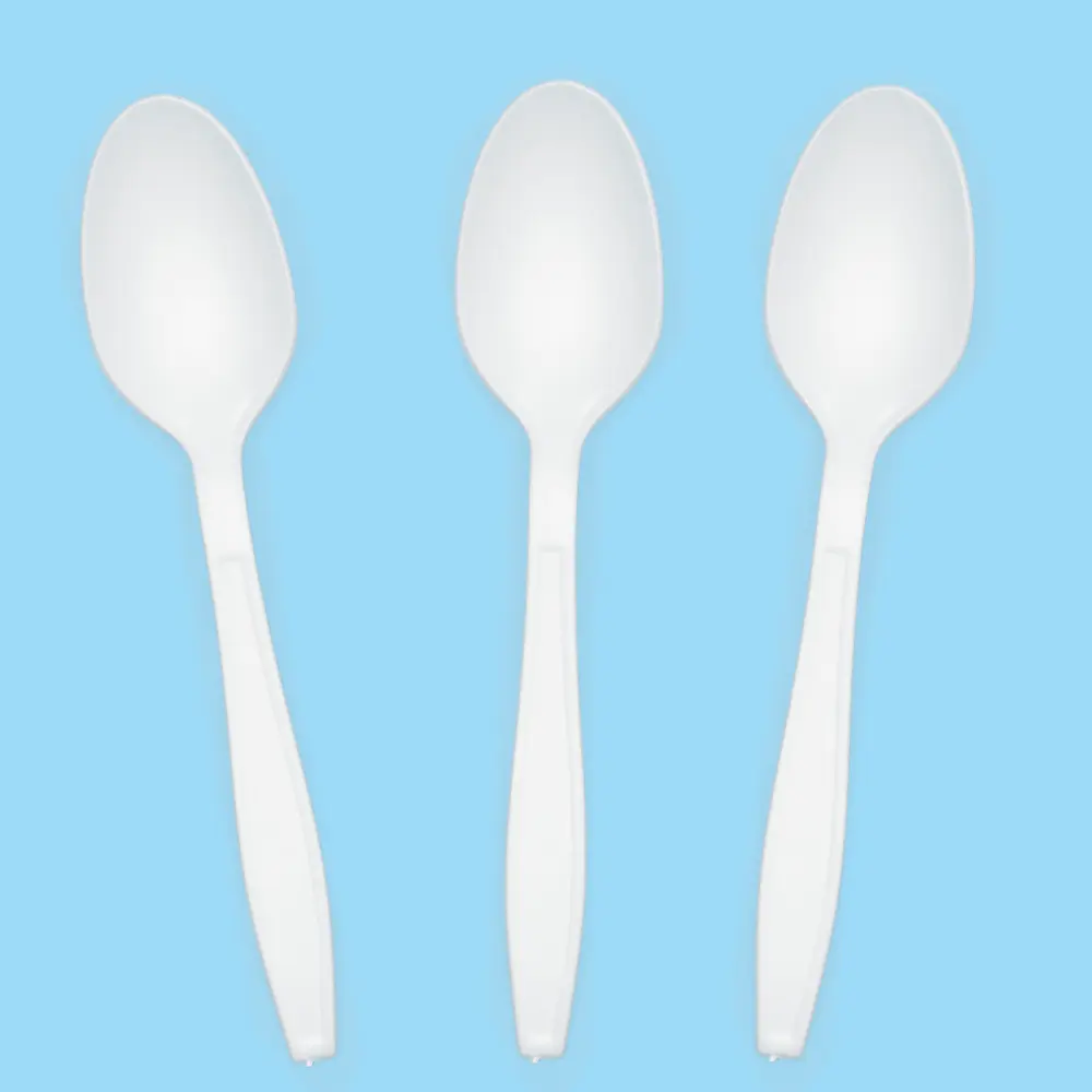 Wholesale Cheap 5.9 Inch Cutlery Composatable Biodegradable Plastic Free Spoon For Party Restaurant CPLA Disposable Spoon