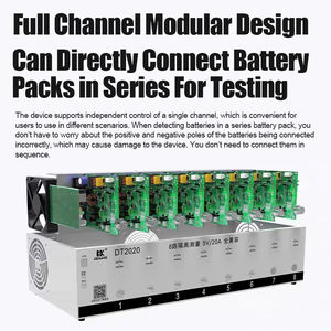 DK DT2020 8 canaux 5V 20A charge et décharge <span class=keywords><strong>batterie</strong></span> au Lithium testeur d'équilibrage de capacité intégré avec <span class=keywords><strong>logiciel</strong></span> informatique - Product Image 6
