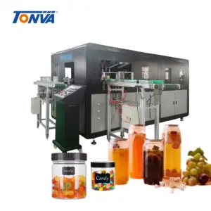 Fully Automatic Plastic Making 800ml PET Wide Neck Food Jar Stretch Blowing Molding Machine Prices
