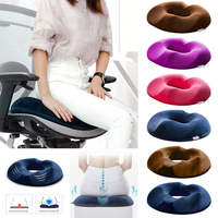 Almohada De Dona Silicone Anneau Forme Escarre Médical Hémorroïde Ronde Chaise Donut Oreiller Coussin de Siège Pour Douleur au coccyx Fesses