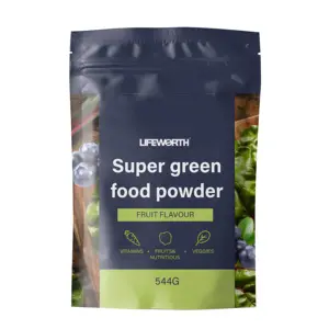 LIFEWORTH Private Label Organic Greens Superfoods Powder Immune Support Vitamins for Enhanced Health