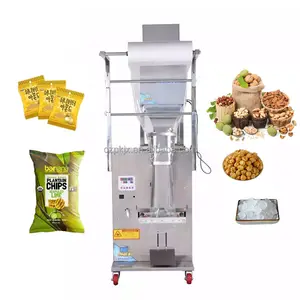 Automatic beans grains weighing filling sachet bag sugar granule packing machine 50 100 200 500 999 g for sale