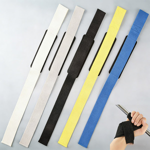 Bandes de maintien antidérapantes pour haltérophilie en polyester et coton, sangles de levage pour poignets – Vente chaude - Product Image 3