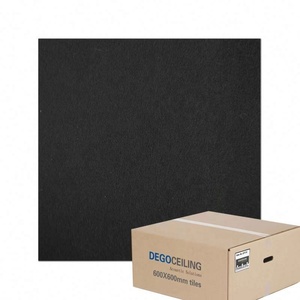Panneaux insonorisants minéraux 600X600mm Conceptions ponctuelles Tailles standard Bord dissimulé <span class=keywords><strong>Laine</strong></span> <span class=keywords><strong>de</strong></span> <span class=keywords><strong>verre</strong></span> Panneau acoustique <span class=keywords><strong>Plafond</strong></span> - Product Image 5