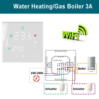 Comfurter 220V calentador electrónico Digital WiFi Termostato termostato inteligente controlador de temperatura para sistema de calefacción de suelo de habitación