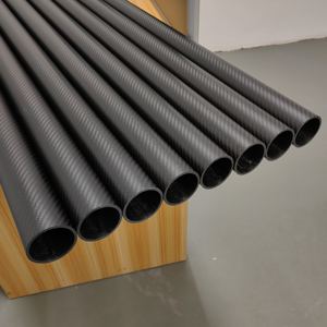 ท่อคาร์บอนไฟเบอร์ขนาด3นิ้ว76.2เส้นผ่านศูนย์กลาง3K ท่อคาร์บอนไฟเบอร์เคลือบด้าน - Product Image 5