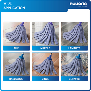 Sintetico stampato blu per tutti i tipi di pavimenti. Per la pulizia di pavimenti domestici, industriali e commerciali. - Product Image 4