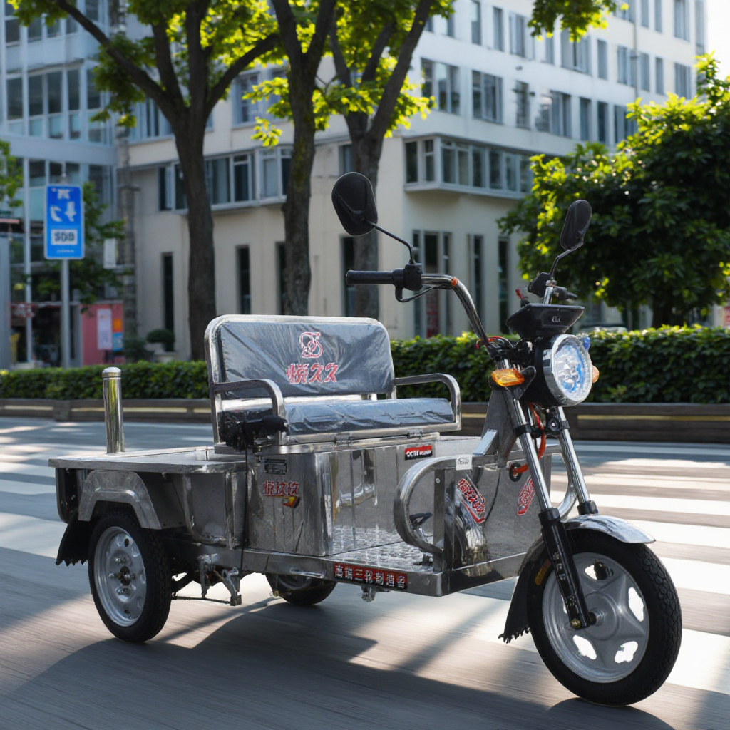 Wholesale 1M Motorized Electric Tricycle with 48V Voltage 3 Wheel Cargo Carrier