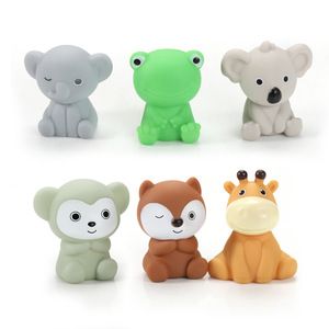 Ensemble de marionnettes à doigts pour enfants, jouets de bain pour bébés, jouets en caoutchouc souple à presser, jouets éducatifs pour l'apprentissage précoce, poupées de dessin animé - Product Image 2
