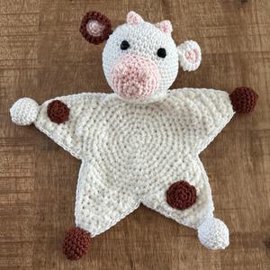 <span class=keywords><strong>Doudou</strong></span> en tricot crocheté en forme d'ours ou de mouton pour bébé, couverture de sécurité pour bébé, jouet de confort pour le sommeil, couverture en coton tricoté pour bébé - Product Image 4