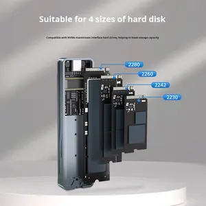 M.<span class=keywords><strong>2</strong></span> NVME Harici Harddisk Kutusu 4TB Destekli Tip-c Usb 3.<span class=keywords><strong>2</strong></span> /USB 3.1 M.<span class=keywords><strong>2</strong></span> Nvme Ssd Harici Taşınabilir Kılıf Kutu - Product Image 4