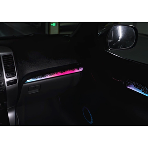 Kit d'éclairage d'ambiance intérieur personnalisé pour Toyota Prado 2004-2009, lampe d'ambiance LED pour tableau de bord et portières, fabrication d'usine - Product Image 3