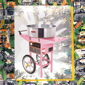 New thép không gỉ điện tự động kẹo bông Máy Máy bán hàng tự động - Product Image 3