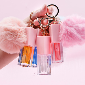 Bán Buôn Tùy Chỉnh Son Bóng Son Môi Dầu Dừa Tự Nhiên Dầu Son Dưỡng Môi Nhãn Hiệu Riêng Son Bóng Hương Vị Dầu Biểu Tượng Tùy Chỉnh Keychain Lip Dầu - Product Image 1