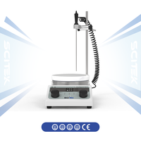Agitateur magnétique à plaque chauffante SCITEK, moteur DC sans balais, 100-2000 tr/min, plaque chauffante en céramique de 7 pouces, double capteur PT1000 pour laboratoire