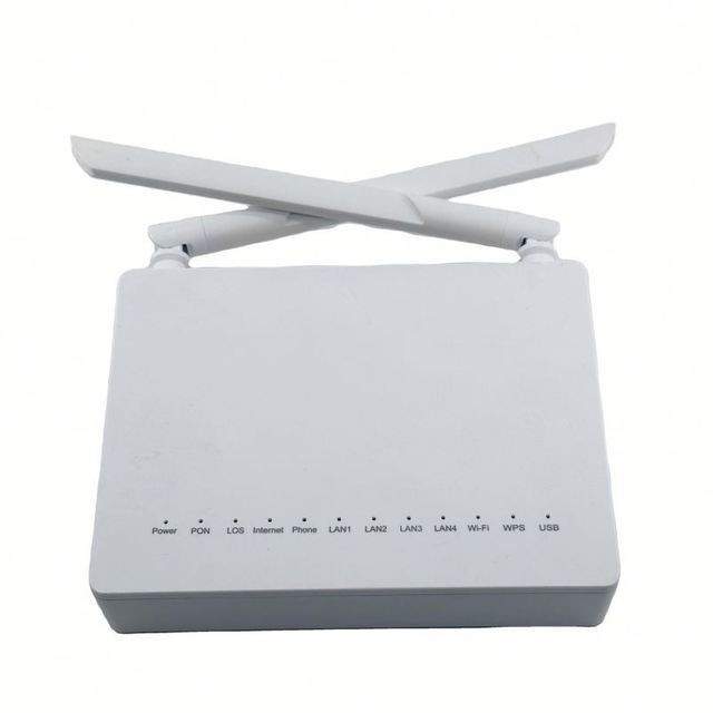 Fiber Optic WiFi Router White Plastic GOOD QUALITY F660 V8 GPON 1GE+3FE+1TEL+WIFI 2.4G Onu Ont FTTH 1 Year Warranty