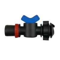 20 25 28 32MM étendent le tuyau plat par la valve de passage pour l'irrigation d'agriculture