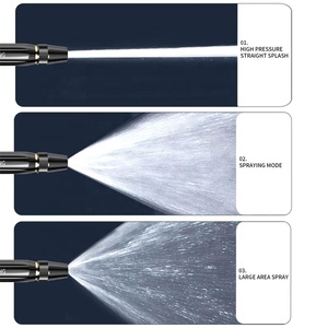 Buse de <span class=keywords><strong>tuyau</strong></span> d'<span class=keywords><strong>arrosage</strong></span> à connexion rapide à haute pression pistolets de pulvérisation d'eau en métal multi-usages pour le nettoyage de voiture - Product Image 6