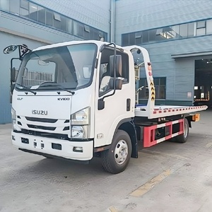 China Factory Directly Supply I-SUZU KV100 3 Ton 4Ton <b>Flatbed</b> Wrecker Tow <b>Truck</b> for sale - Product Image 1
