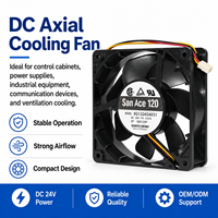 Ventilateur axial à faible bruit à haut débit d'air, SANYO d'origine, 24V DC 0.47A 11.28W, 3 fils, 120 x 120 x 25 mm, 9G1224G4031, ventilateur de refroidissement industriel