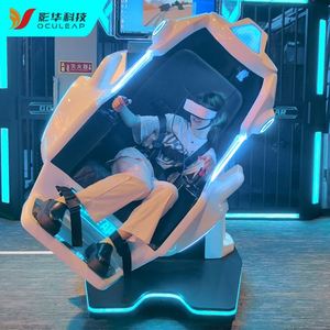เครื่องเล่นเกม VR แบบหมุนได้ 360 องศา อุปกรณ์ความบันเทิง VR รูปแบบเครื่องบิน โรงภาพยนตร์ VR ขนาดใหญ่ อุปกรณ์ห้องประสบการณ์ VR ขนาดใหญ่ - Product Image 2