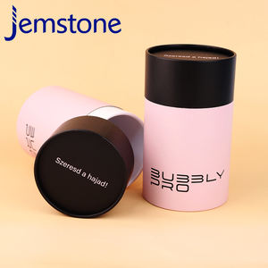 Emballage en tube de papier kraft personnalisé avec logo en estampage à chaud pour cosmétiques protecteurs capillaires de 200 ml - Product Image 5