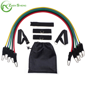 Zhensheng Meilleures ventes en gros d'usine Ensemble de 11 tubes de résistance pour <span class=keywords><strong>musculation</strong></span> et bandes de résistance - Product Image 2