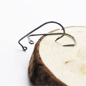 <span class=keywords><strong>Mustad</strong></span> 32833 1/0 -8/0 Crochet de gabarit de finition en nickel noir à 90 degrés et courbure ronde en bronze fin - Product Image 2