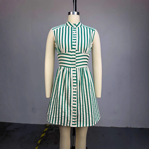Vestido <span class=keywords><strong>de</strong></span> Verano en Oferta, Vestido Midi sin Mangas con Cuello Alto para <span class=keywords><strong>Mujer</strong></span>, Vestidos Casuales Elegantes para <span class=keywords><strong>Mujer</strong></span> - Product Image 5