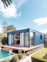 Maison préfabriquée en conteneur, assemblage rapide, intérieur personnalisé, bureau modulaire en conteneur pour chantier de construction