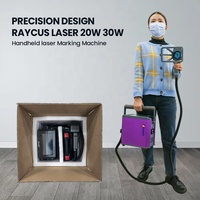 Mini tragbare Metall-Laser gravur maschine Logo Schriftzug 20w 30w Qr-Code Laser beschriftung maschine