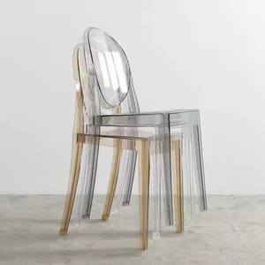 Luxury Transparent Colors Victorian Banquet Crystal <b>Plastic</b> Rental <b>Clear</b> Acrylic Ghost Hotel Events <b>Chair</b> - Product Image 3