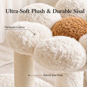 Arbre à chat professionnel OEM/ODM de grande taille, conception robuste et stable avec <span class=keywords><strong>peluche</strong></span> chaude pour l'hiver, service personnalisé disponible - Product Image 3