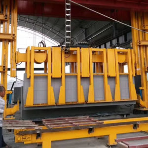 Kleine Automatische AAC-Blockherstellungsanlage Kernkomponenten für Autoklavierte Porenbeton-Ziegelproduktionslinie Lange Lebensdauer - Product Image 1