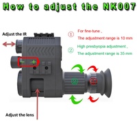 Megaorei-Cámara de grabación de vídeo, monocular de visión nocturna, 720P, 1080P, NK007S