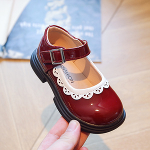 Girls Mary Jane <strong>Pumps</strong> Small Microfiber Leather Summer <strong>School</strong> Shoes Lightweight Soft Bottom Non-Slip Fashion Princess Children - Product Image 6