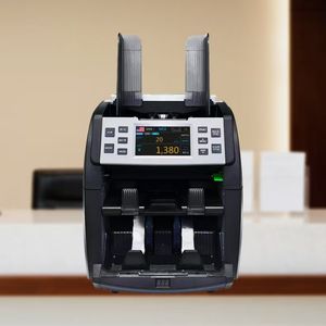 Contadora de Billetes de Grado Bancario HK6070-PRO01 con Doble CIS y Dos Compartimentos, Máquina Contadora de Dinero con Pantalla Táctil HD a Todo Color de 4.3 Pulgadas - Product Image 2