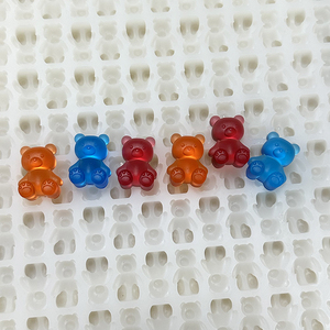 Molde de Silicona Platino 3D de Oso de Goma de 3ml con Contornos Únicos para Creación Artesanal de <span class=keywords><strong>Dulces</strong></span>, Gelatinas y Postres - Product Image 1