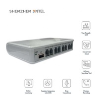 Grabador de llamadas analógico XNTEL AVL-U16B de 16 puertos con base para PC, grabación de línea USB y grabador de voz