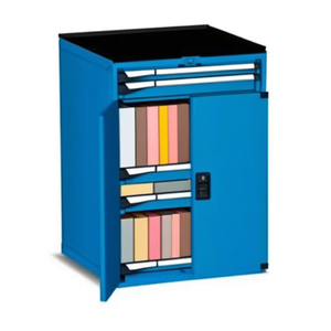 Fami Master Key Comfort C0-EH=36X36 <b>Drawer</b> Cabinet 5 <b>Drawers</b> 714x751x1023 Mm Dark Grey Ral7000 <b>Tool</b> Storage - Product Image 2