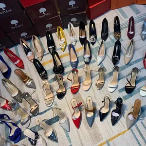Zapatos de punta estrecha de tacón alto para fiesta de mujer, zapatos de tacón de marca clásica con patrón informal, zapatos de boda de aguja de 8cm, 10cm y 12cm
