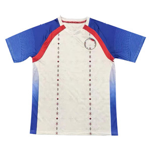 2026年ハイチ代表サッカーユニフォーム 2026年ワールドサッカーカップユニフォーム サッカークラブユニフォーム ブルー ハイチ代表サッカーユニフォーム - Product Image 3