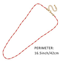 Kalung manik-manik Bohemian Go2boho warna-warni Choker mata jahat mode wanita perhiasan desainer Boho buatan tangan Miyuki kalung manik-manik