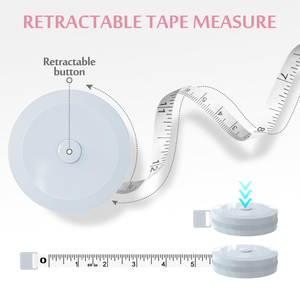 Regla Plegable Portátil de Estilo Nórdico, Linda Regla Pequeña, Mini Regla de Cuero, para Medir la Circunferencia de la Cintura de la Ropa - Product Image 3