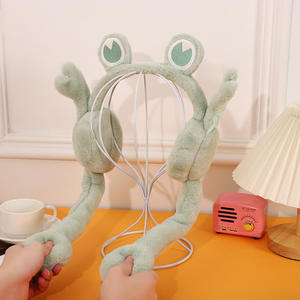 Couvre-oreilles en peluche amusants pour adultes - Couvre-oreilles chauds d'hiver avec matériau épaissi et oreilles mobiles, taille unique - Product Image 4