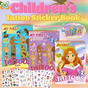 Libro de Pegatinas de Tatuajes Temporales Personalizables, Diseños de Gemas y Joyas Aventureras, Sexys y a la Moda, para Arte Facial Audaz, Hecho de Papel - Product Image 1