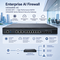 USG6685E-AC Kurumsal Yapay Zeka Güvenlik Duvarı, 4X10GE SFP+, Yüksek Performanslı NGFW, USG6600E Serisi Ağ Güvenlik Ağ Geçidi