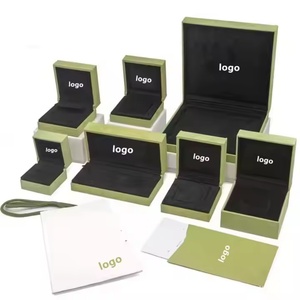 Brand Designer Rectangular Suede Jewelry Storage <b>Box</b> Premium Fashion Bracelet Ring Necklace <b>Gift</b> <b>Box</b> with Paper Sleeve - Product Image 1