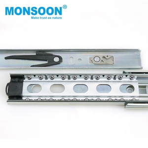 45Mm Mở Rộng Đầy Đủ Push-Để-Mở Bóng Mang Ngăn Kéo Trượt Cảm Ứng Hiện Đại Mở <span class=keywords><strong>Slide</strong></span> Cho Nhà Bếp Đồ Nội Thất Phòng Ngủ Ngăn Kéo - Product Image 5