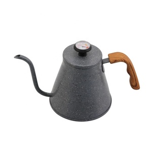 40ออนซ์/1.2L สแตนเลสสำหรับใช้ในครัวเรือนกาชงกาแฟเทกาแฟพร้อมพวยกาที่เหมาะสมและเครื่องวัดอุณหภูมิในตัว - Product Image 4